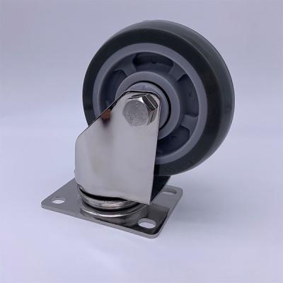 China El echador de acero inoxidable industrial de los SS rueda ambientes duros 4 pulgadas en venta