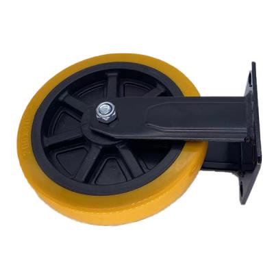 China Los echadores rígidos ruedan los echadores resistentes de la pisada de la TPE de la rueda del echador 200m m en venta