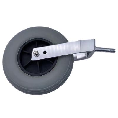 China Pisada de aluminio de la espuma de la PU de Brearing ruedas del echador de 8 pulgadas para la silla de ruedas en venta