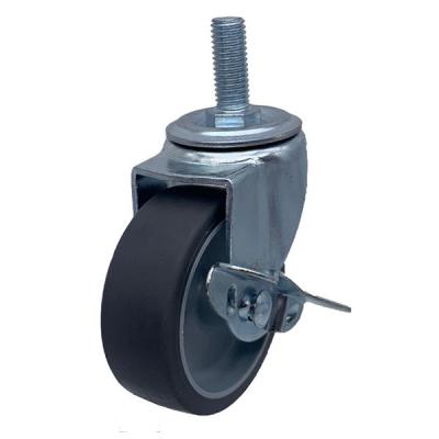 China 3 Inch TPR Tread Light Duty Swivel Caster Wheel with PP Core for sale