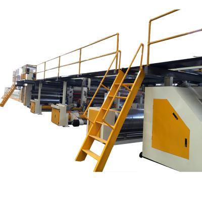 China CLOTHING Long Service Life 3 Layer Carton Packing Machine Corrugated Cardboard Production Line for sale