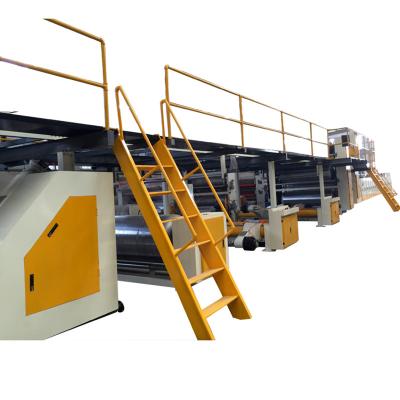China CLOTHING WJ100 Corrugated Cardboard Production Line 3 Ply Cardboard Making Line for sale