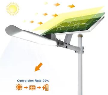 China 60 Watt Solar Powered Street Lights 6500K High Efficiency Integrated for sale