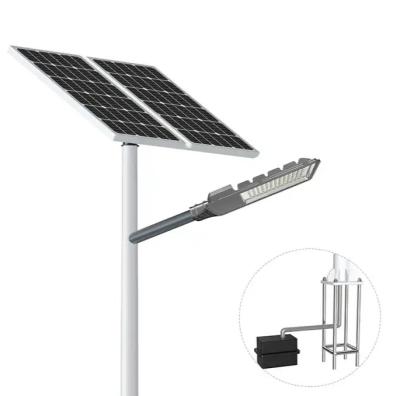 China Water Resistant 90w Battery Powered Street Light With Auto Dimming Solar Street Light for sale