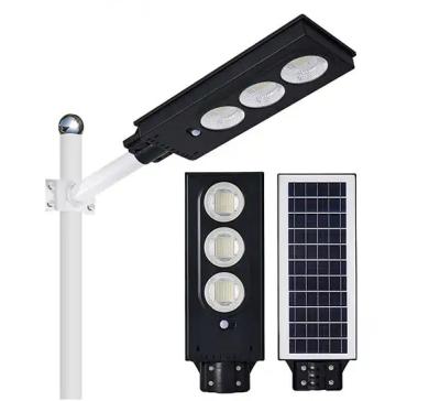 China 6000K LED Solar Street Light 5 Star Luminaires Square High Power Community Lamp With Controller for sale