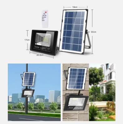 China Remote Control Outdoor  Ip66 Led Flood Lamp 25W 40W 60W 100W 200W 300W Solar Energy Flood Light for sale