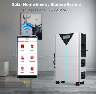 China 148V 200Ah 10KWh Off Grid Lithium Solar Station Inverter Lipofe4 Battery Bank Home Energy Storage for sale