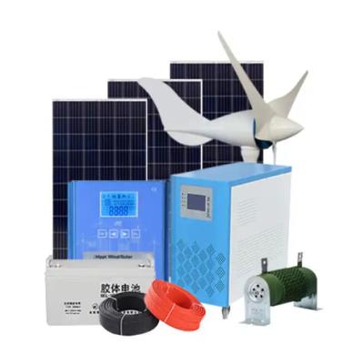 China Home All In One Inverter Hybrid Solar Energy System 2kw Wind Solar Hybrid Power System à venda
