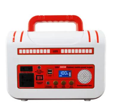 China Outdoor Small Portable LiFePO4 Battery Solar Power Station 300w Portable Power Station for sale