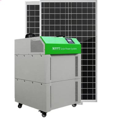China Complete 5000w Solar Power System All In One Kit Solar 5kw Energy Generator Systems for sale