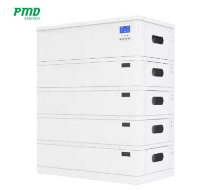 China New Arrival Ess 51.2V Energy Storage Home Solution LiFePO4 Stacked Inverter Battery 5Kwh 10Kwh for sale
