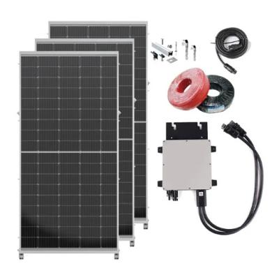 中国 高性能バルコニーシステム 太陽電池パネル 600W バルコニー設置のためのオングリッド太陽光発電システム 販売のため