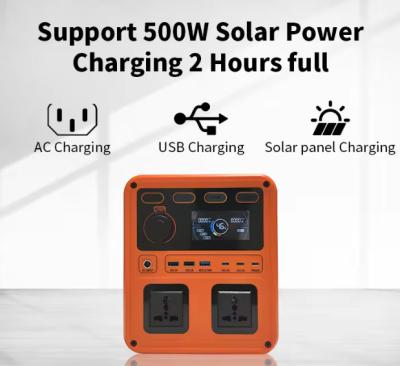China 1000W 1008Wh Off Grid Solar Power System Outdoor Portable Power Station Charger Energy Storage Battery Mini Power Banks Te koop
