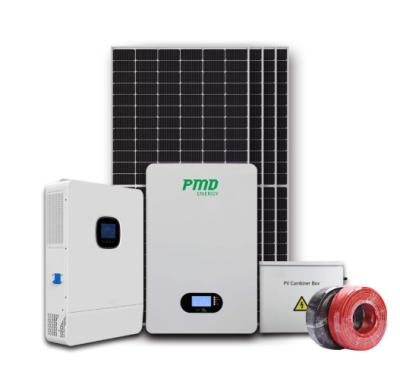 China Solar Panel 3kw 5kw 8kw 10kw Hybrid Solar System Home Power Hybrid With Lithium Battery for sale