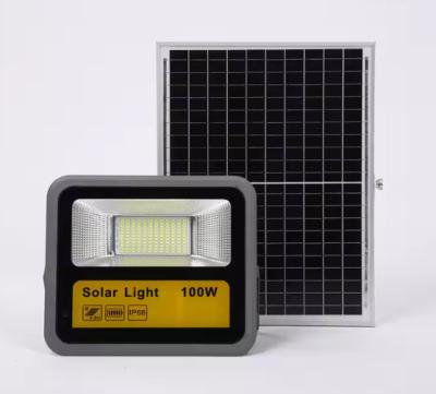 중국 60W 100W 200W Solar Led Flood Lights IP67 6000K High Bright 196 LEDS Garden Solar Lights 판매용