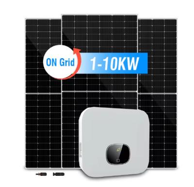 China 5 kW Sistema de Energia Solar Casa 10kw Sistema de Rastreamento Solar Montado no Telhado à venda