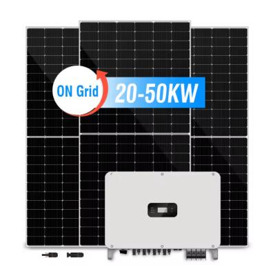 China On Grid 15kw 20kw 25kw Solar System Price For Industrial Use for sale