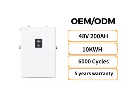 China 10kwh 48v Wall Mount Lithium Batteries For Solar Power Wall Lithium Battery for sale