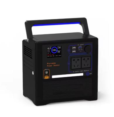 China Portable Power Station AC Output 1300W Battery 1160Wh Suitable For Camping Fishing à venda