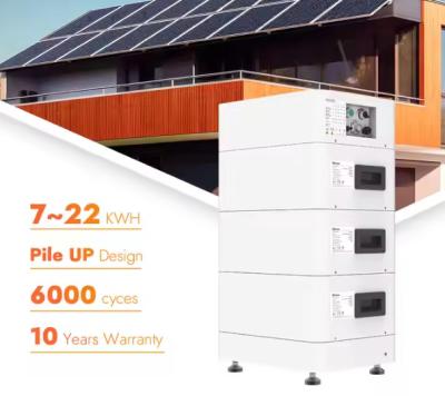China Residential 10kWh 20kWh Stackable Home Solar Batterie , 96V Lifepo4 Home Solar Storage PV Batteriespeicher à venda
