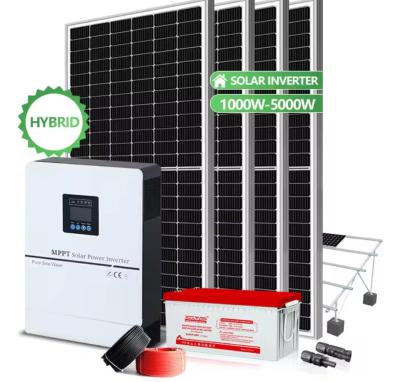China High Efficiency 48V Home Energy System Ac To Dc Pure Sine Wave Inverter Off Grid Split Phase Hybrid Solar Inverter for sale