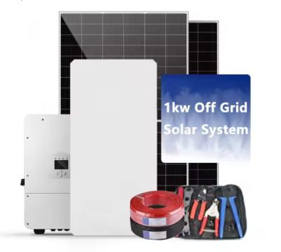 China Hybrid Solar Panel Complete System 20Kw 10000W 6000W 5000W Solar Power Systems 10Kw Solar Pv Battery System Kit à venda