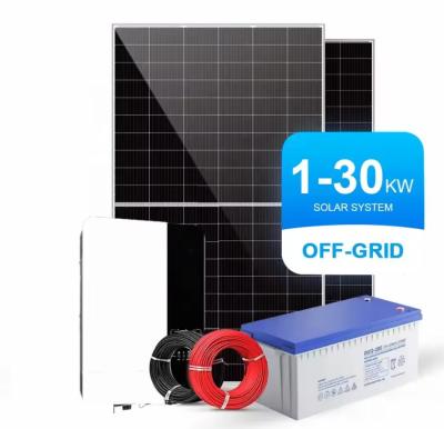 China High Capacity Ground Installation Tilt Mount Solar Ground System For Home Use 5kw Solar Power System for sale