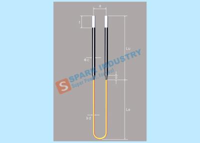 China MoSi2 High Temperature Heating Element Of Glass Furnace 1800 ℃ for sale