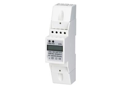 China 230V Two Wire Electric KWH Single Phase Energy Meter Low Power Consumption for sale
