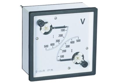 China Distribution Box / Generator Used Panel Meters , Analog Display Type / Panel Volt Meter Dual for sale