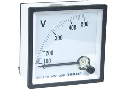 China DC - V96 Analogue Panel Meters , DC Voltmeter Comply With Accuracy Class 1.5 for sale
