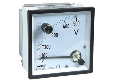 中国 結合された最高の要求の電圧計、パネル メーター/3 段階 3 ワイヤー Voltag のアナログのメートル 販売のため