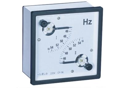 China 96 * 96  45 - 65 Hz Analogue Panel Meters ,  Dual Frequency Meter for sale