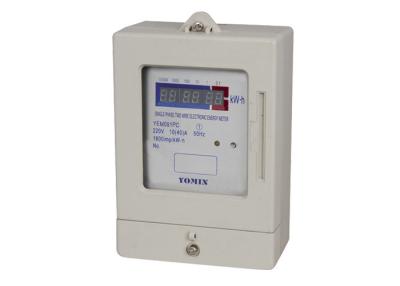 China CE Approved Single Phase Prepaid Electronic Energy Meter 127V 230V for sale