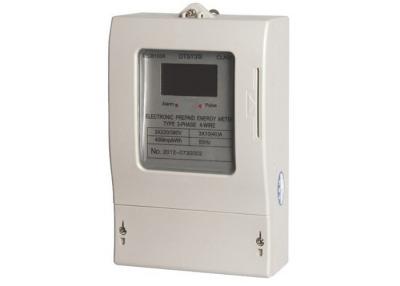 China 3 phase 4 Wire Electronic Pre-paid Watt hour Meter Complies With IEC 61036 for sale