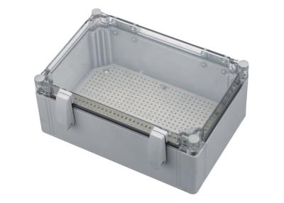 China Turnover Cover And Transparent Type Terminal Boxes Shallow Gray FJ6 / JXH-7 Series for sale