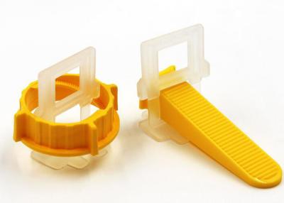 China Convenient Tile Leveling System Plastic Tile Spacers , Tile Wedges And Spacers for sale
