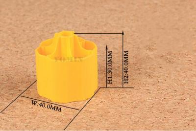 China Yellow Tile Plastic Spacers Screw Type Ceramic Leveling System For Tiles And Walls for sale