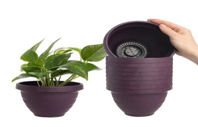 China PP Home Garden Durable Plant Pots Wear Resistance for sale