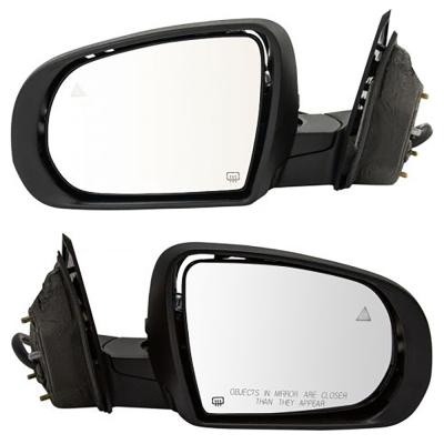 China Left  Jeep Wrangler Outside Car Exterior Mirror Rear View Mirror Plastic for sale