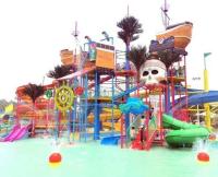 Quality Fiberglass Water Park Equipment Integrated Water House Amusement Facility for sale