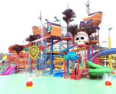 China Fiberglass Water Park Equipment Integrated Water House Amusement Facility for sale