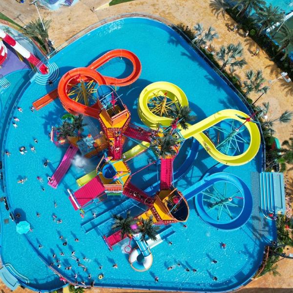 Quality Interactive Design Adult Water Park Pirate Ship Playground Custom Size Accept for sale