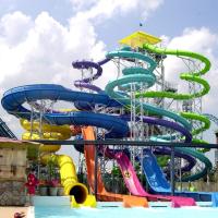 Quality Customizable Fiberglass Water Slide For Adult Thrill Seekers Both Indoors And for sale