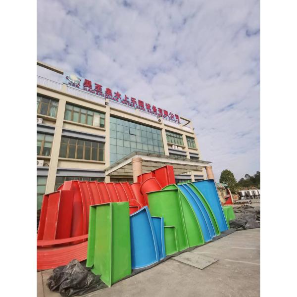 Quality Fiberglass Combination Big Water Slide For Amusement Park Outdoor for sale