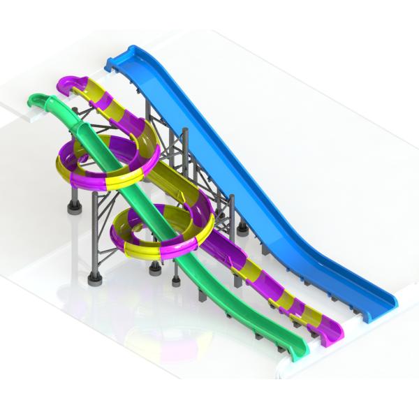 Quality Customizable Family Water Slide For All Ages Featuring Sliding And Climbing Fun for sale