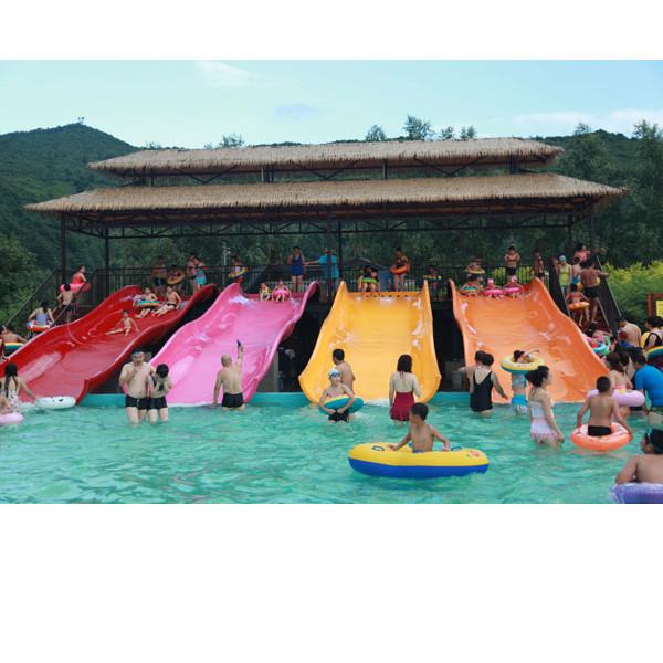 Quality Easy Assembly Family Water Slide Wide Water Slide For Many People for sale