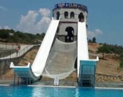 Quality Customized Water Theme Park Equipment High Speed Water Slide And Bouncer for sale