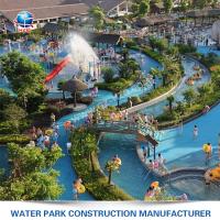 Quality Fiberglass Aqua Water Park Lazy River Amusement Park Customized for sale