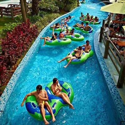 China CE Water Park Lazy River Outdoor Water Park Equipment with different landscapes for sale
